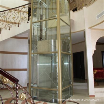 Glass Cabin Elevator Small Indoor Outdoor Villa Home Lift